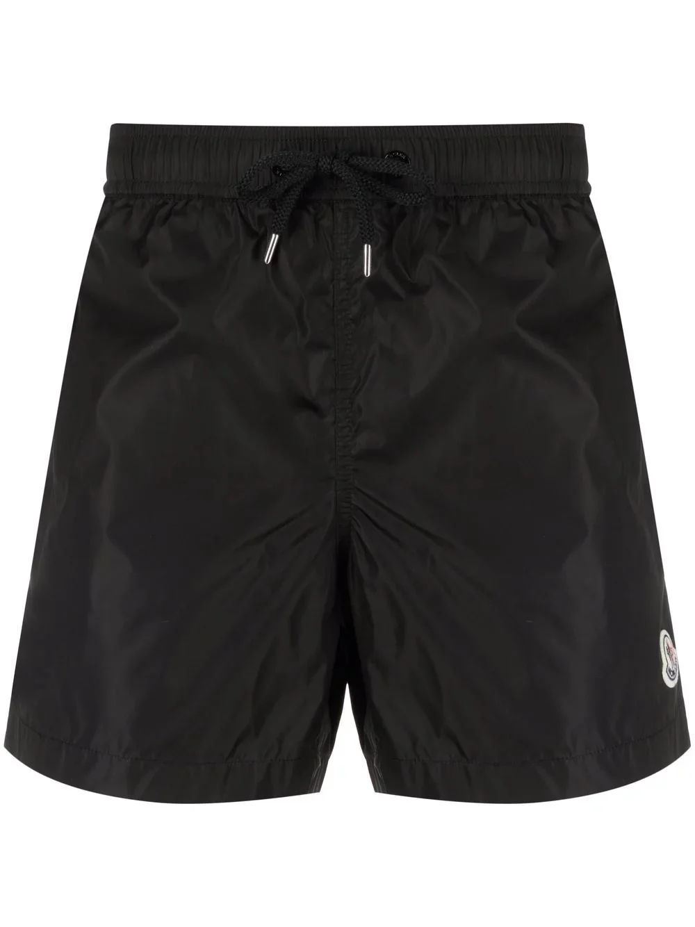 logo-patch swimming shorts - 1