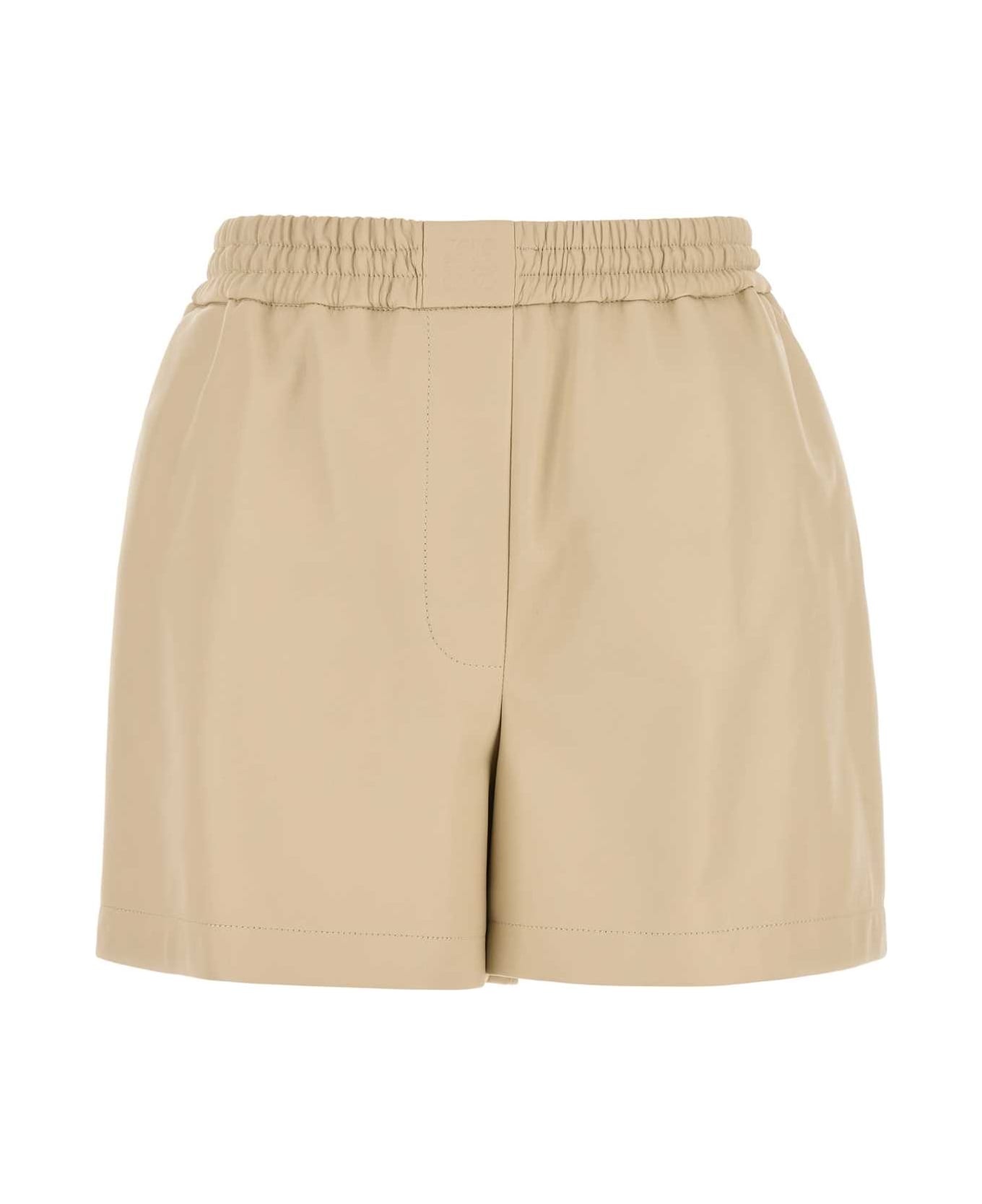 Sand Leather Shorts - 1