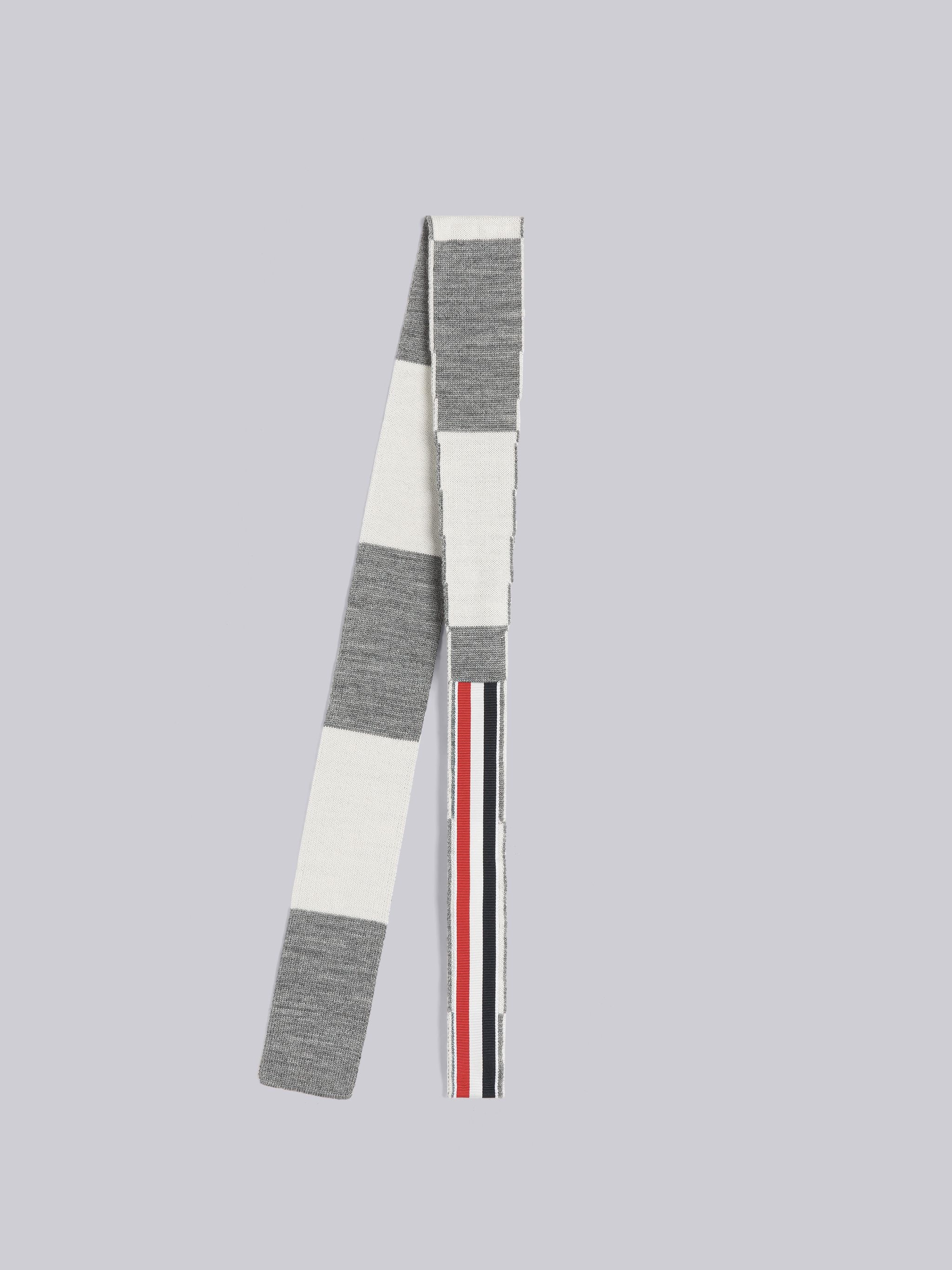 Wool Rugby Stripe Knit Tie - 3