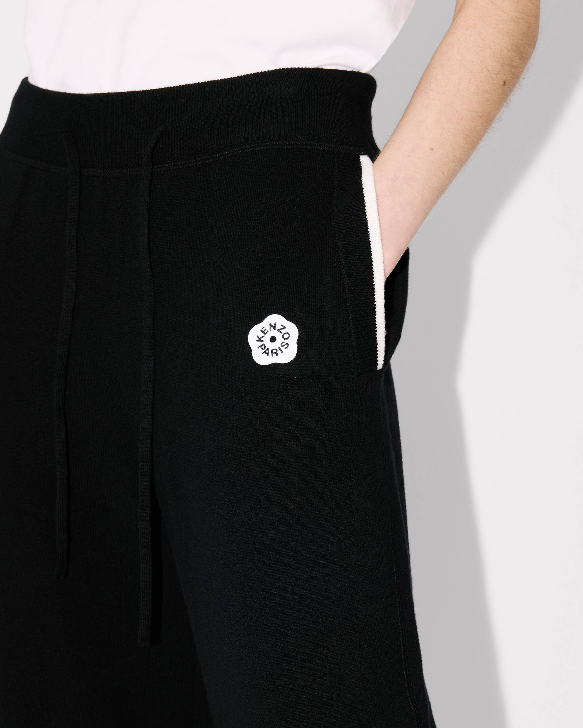 'Boke Flower 2.0' embroidered pants in wool and cotton - 6