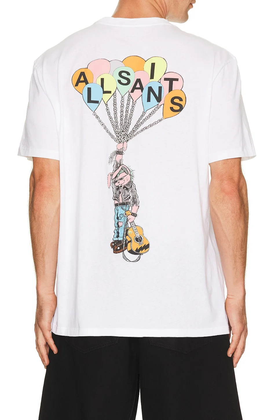 Lofty Short Sleeve Crew in Optic White - 1