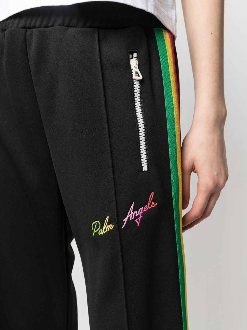 Miami logo flared track pants - 5
