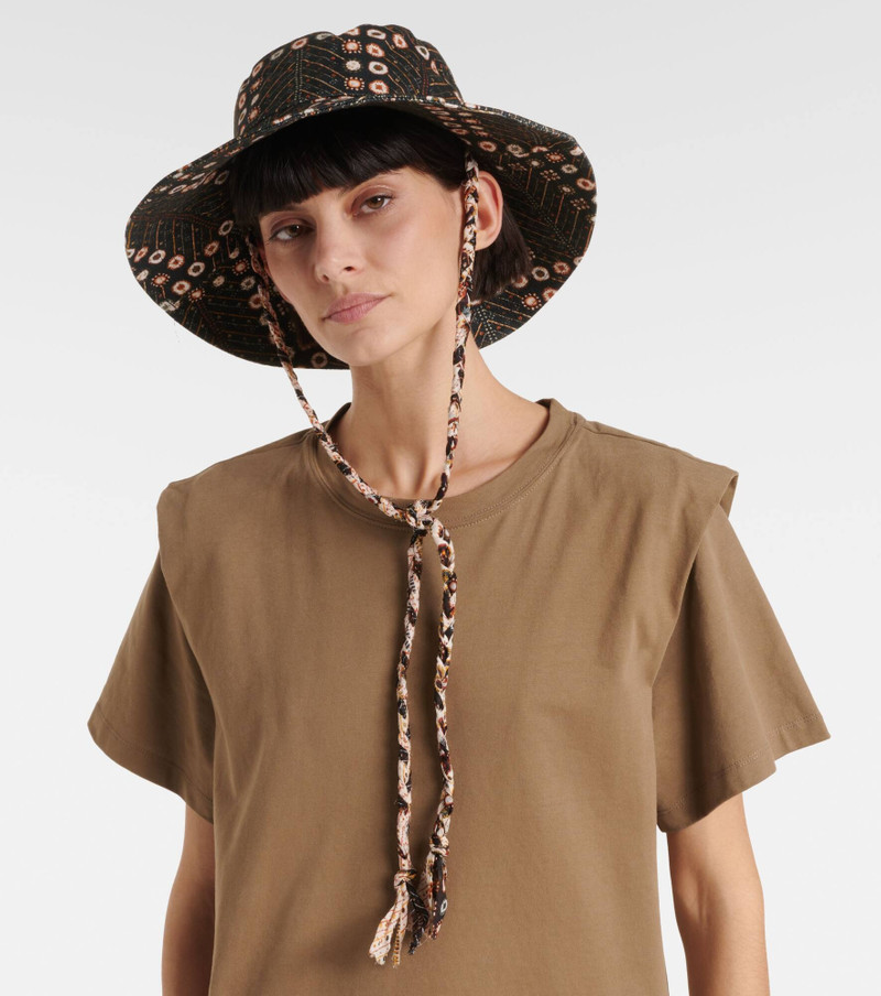 Isabel Marant Delya denim bucket hat outlook
