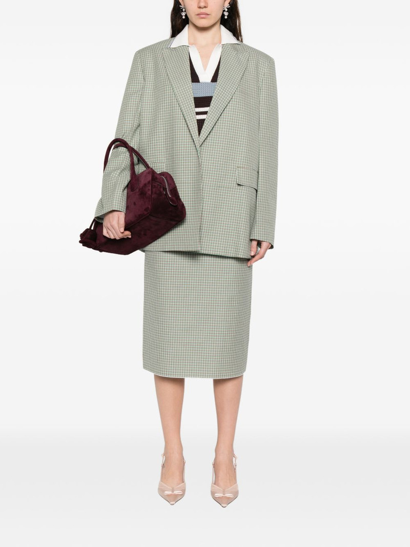 N°21 woven check blazers outlook