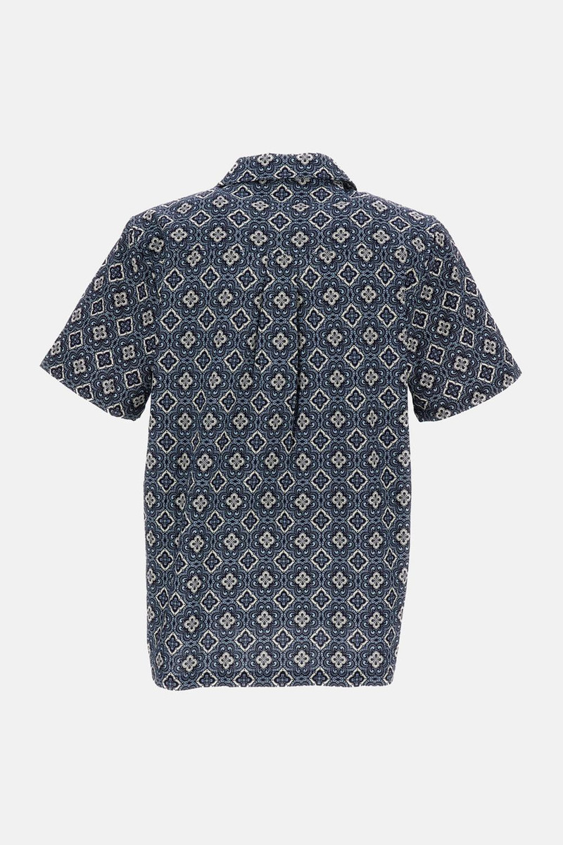 Les Deux SHORT-SLEEVED SHIRT WITH ARABESQUE PATTERN outlook