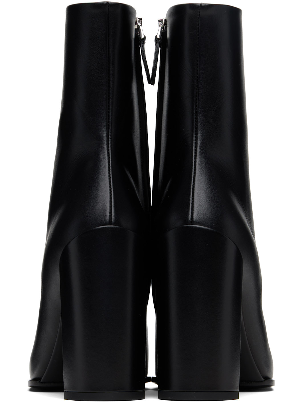 Black Soft Calf 90 Ankle Boots - 2