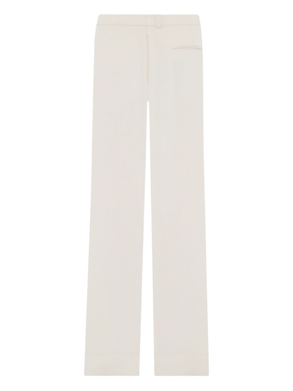 high-waisted straight leg trousers - 5