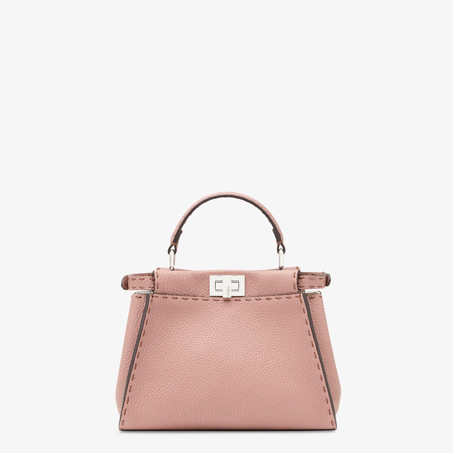 Pink leather bag - 3