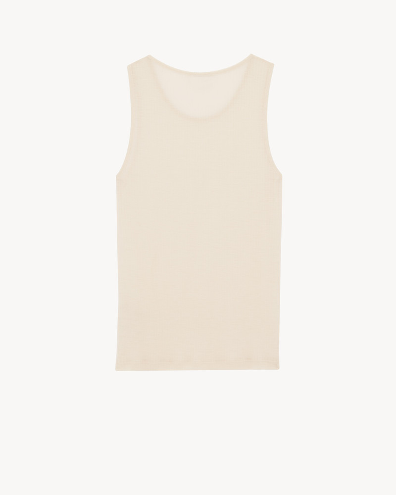 SAINT LAURENT cassandre tank top outlook