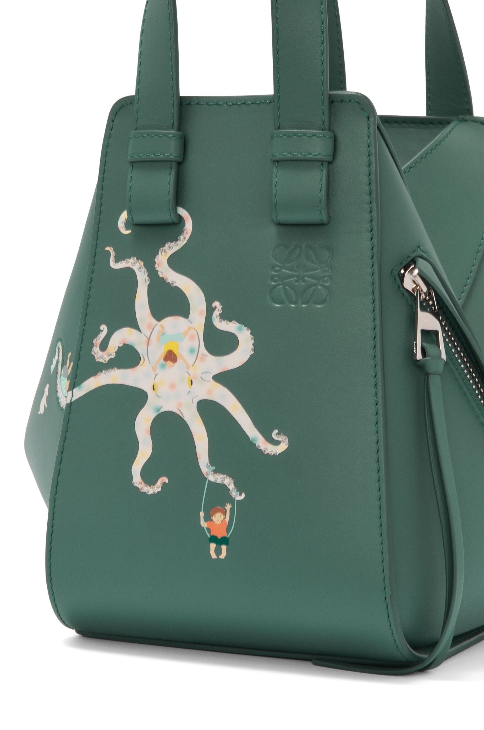 Octopus compact Hammock bag in nappa calfskin - 8