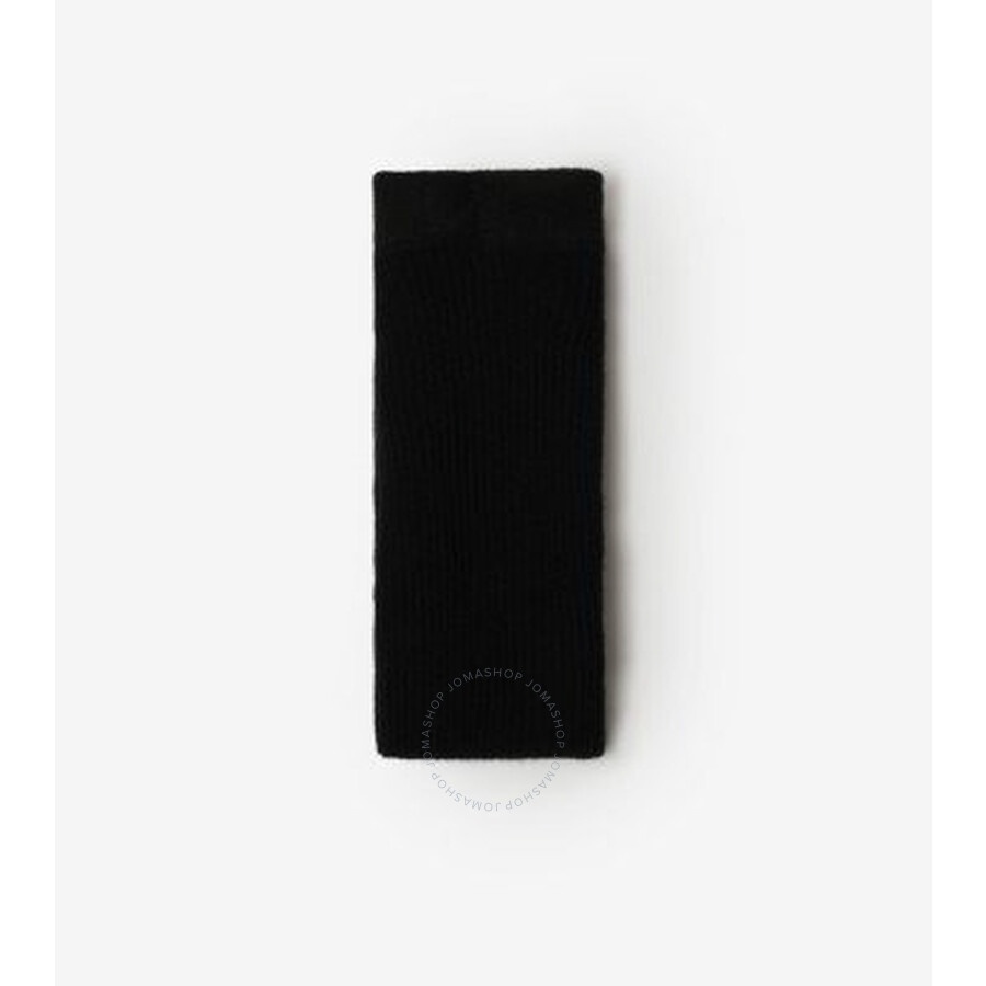 Burberry Black Ribbed Wool Blend Tights - 1
