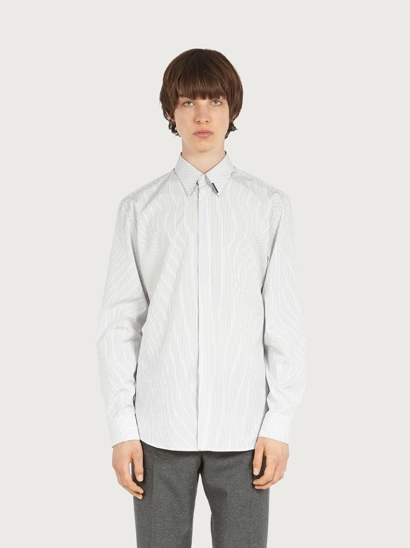 FERRAGAMO STRETCH COTTON SHIRT outlook