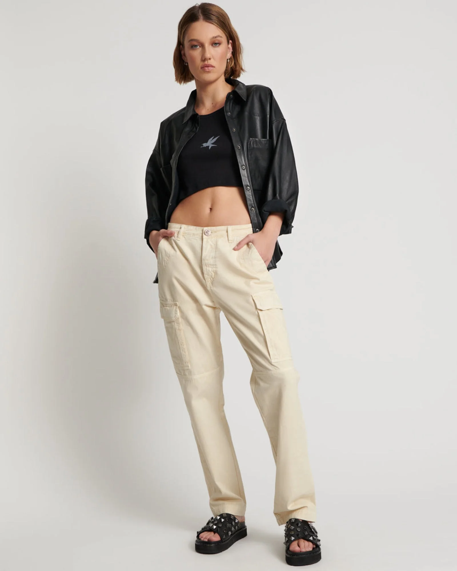 Cargo Motion Pants - Sand - 1