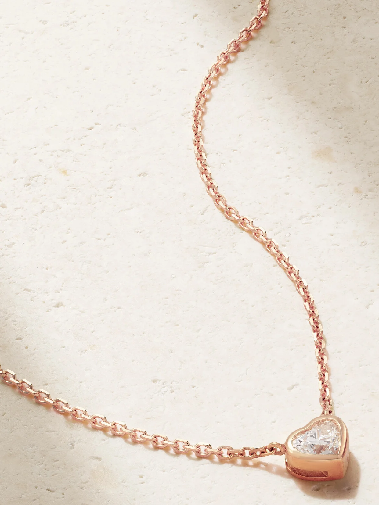 18-karat Rose Gold Diamond Necklace - 1