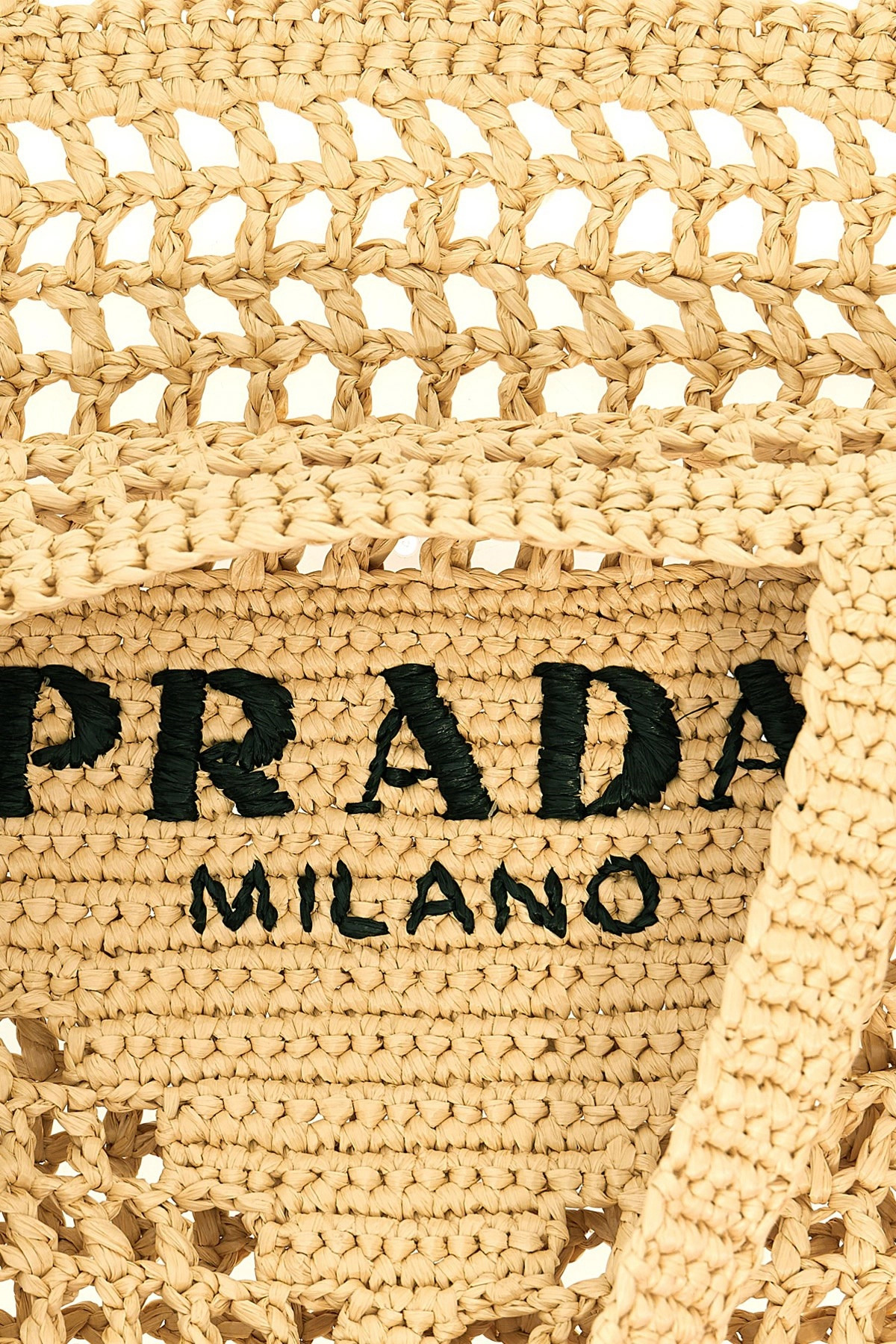 Logo woven fabric shopping bag - 5