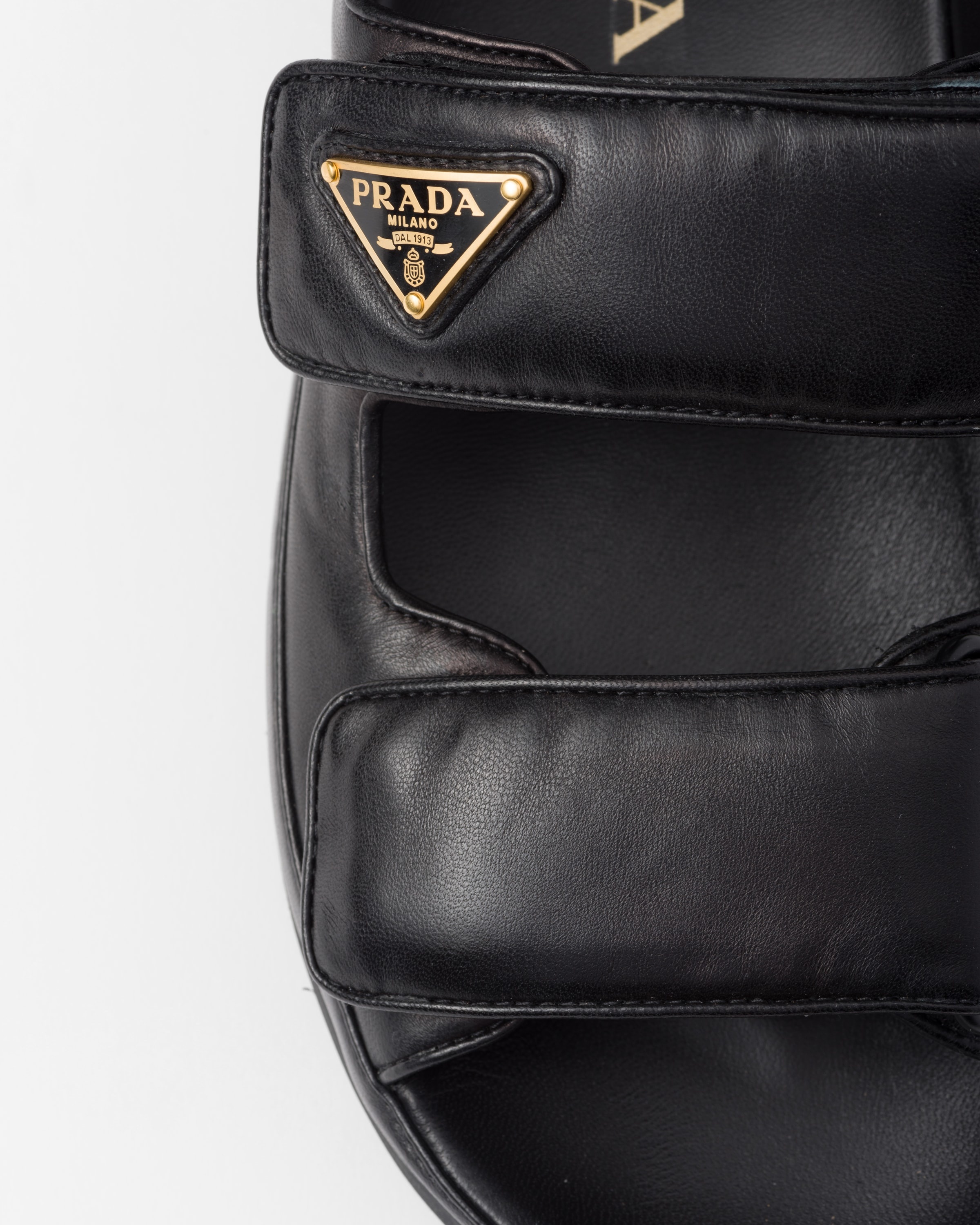 Prada Flat nappa leather sandals | REVERSIBLE