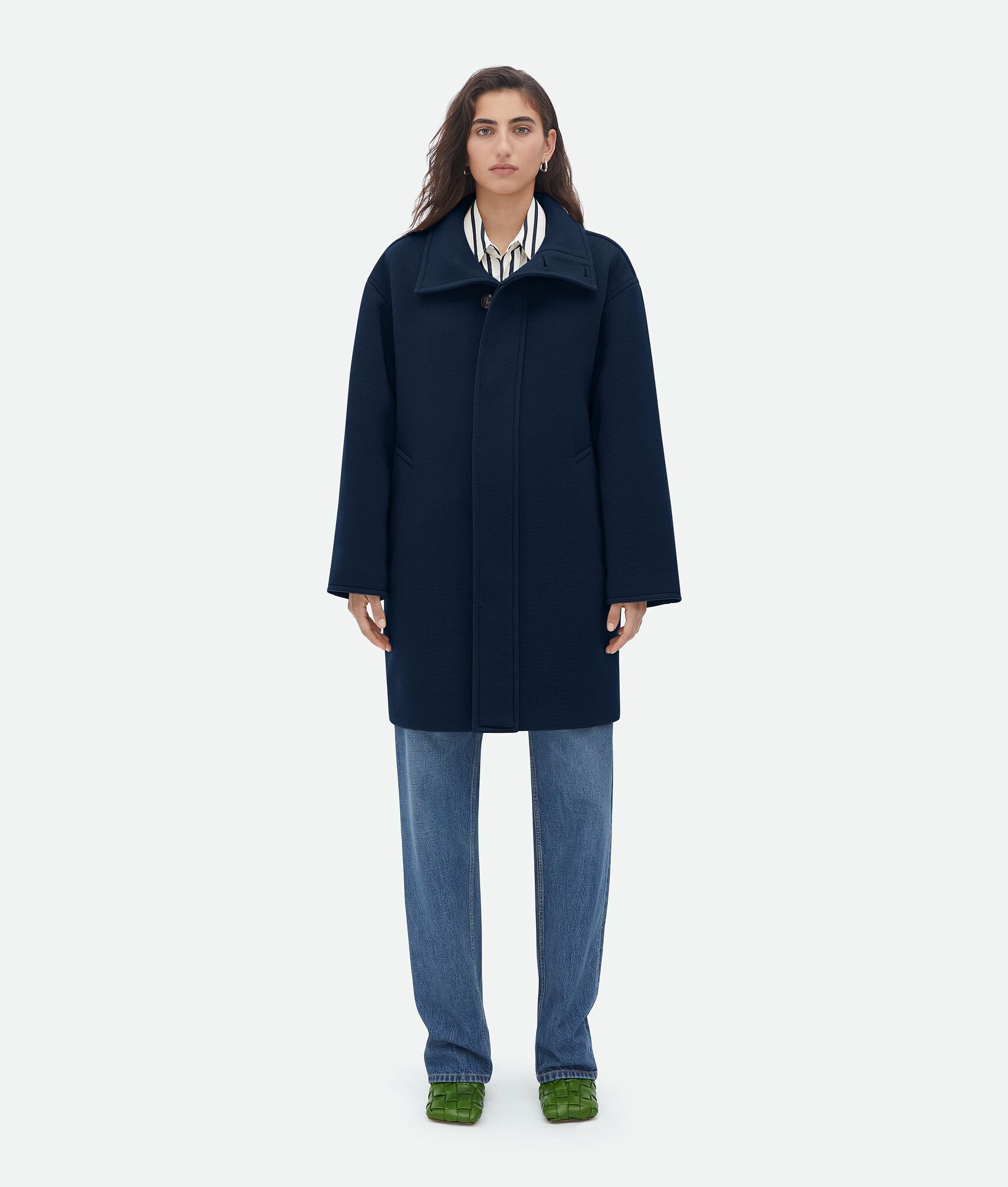 Double Face Cashmere Coat - 4