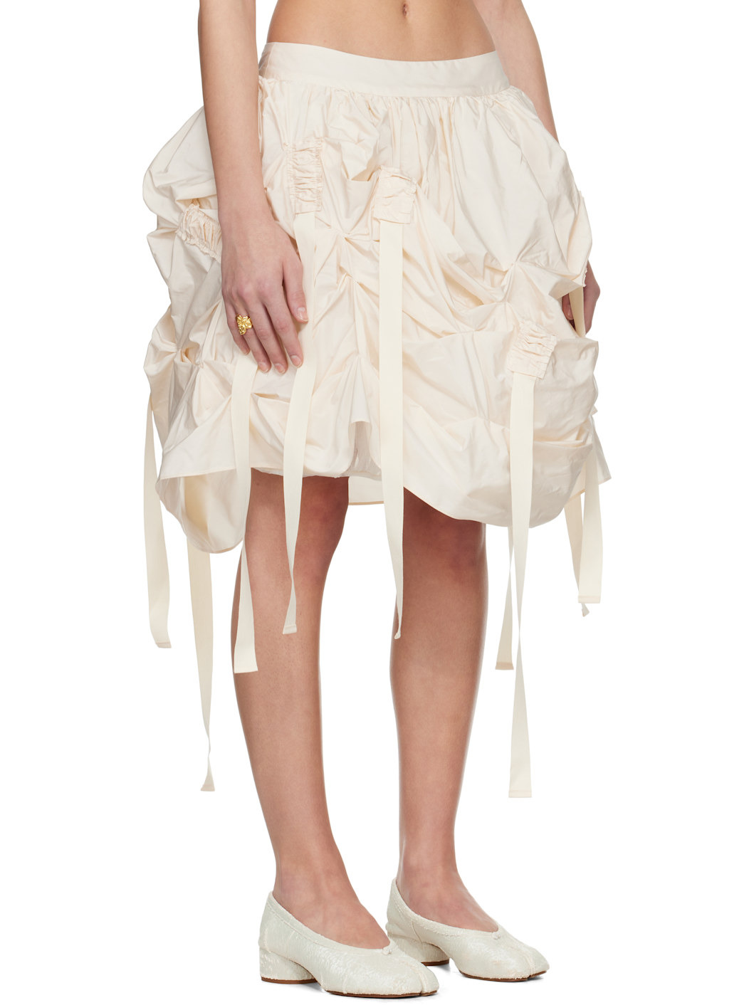 SSENSE Exclusive Bridal Capsule Versailles Midi Skirt - 2
