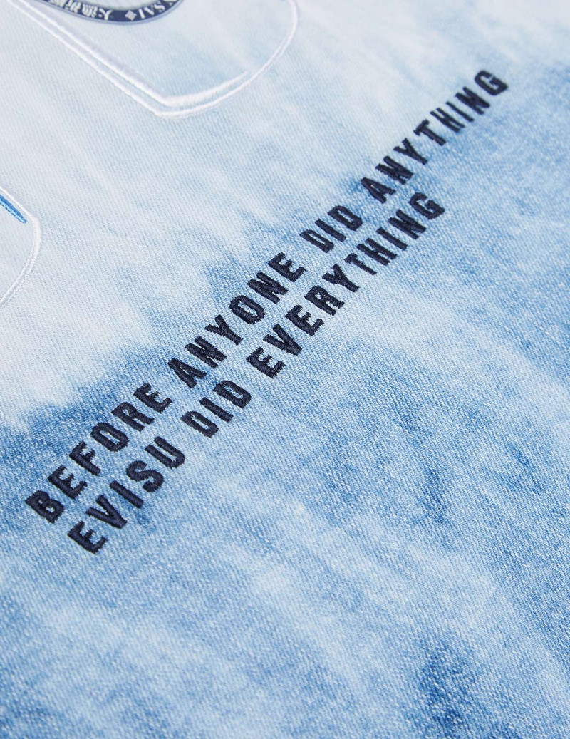 Sake Bottle Embroidered Tie-dye Denim Shirt Jacket 17