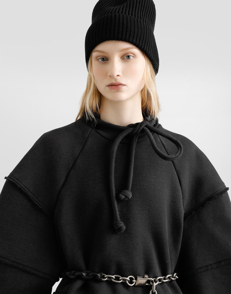 Cotton crew neck sweatshirt 4