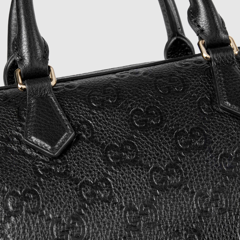 GG Emblem small top handle bag 5