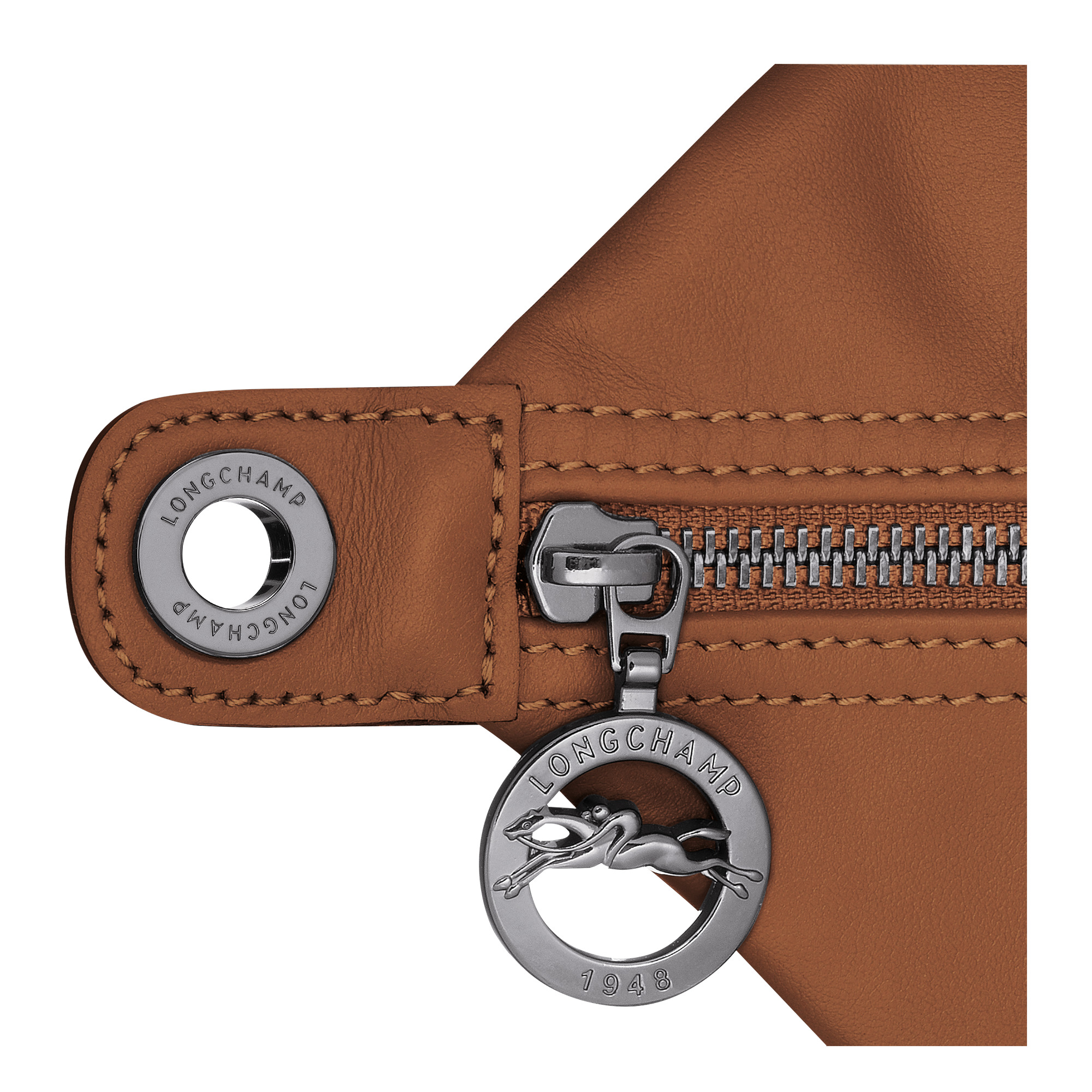 Le Pliage Xtra M Hobo bag Cognac - Leather - 6