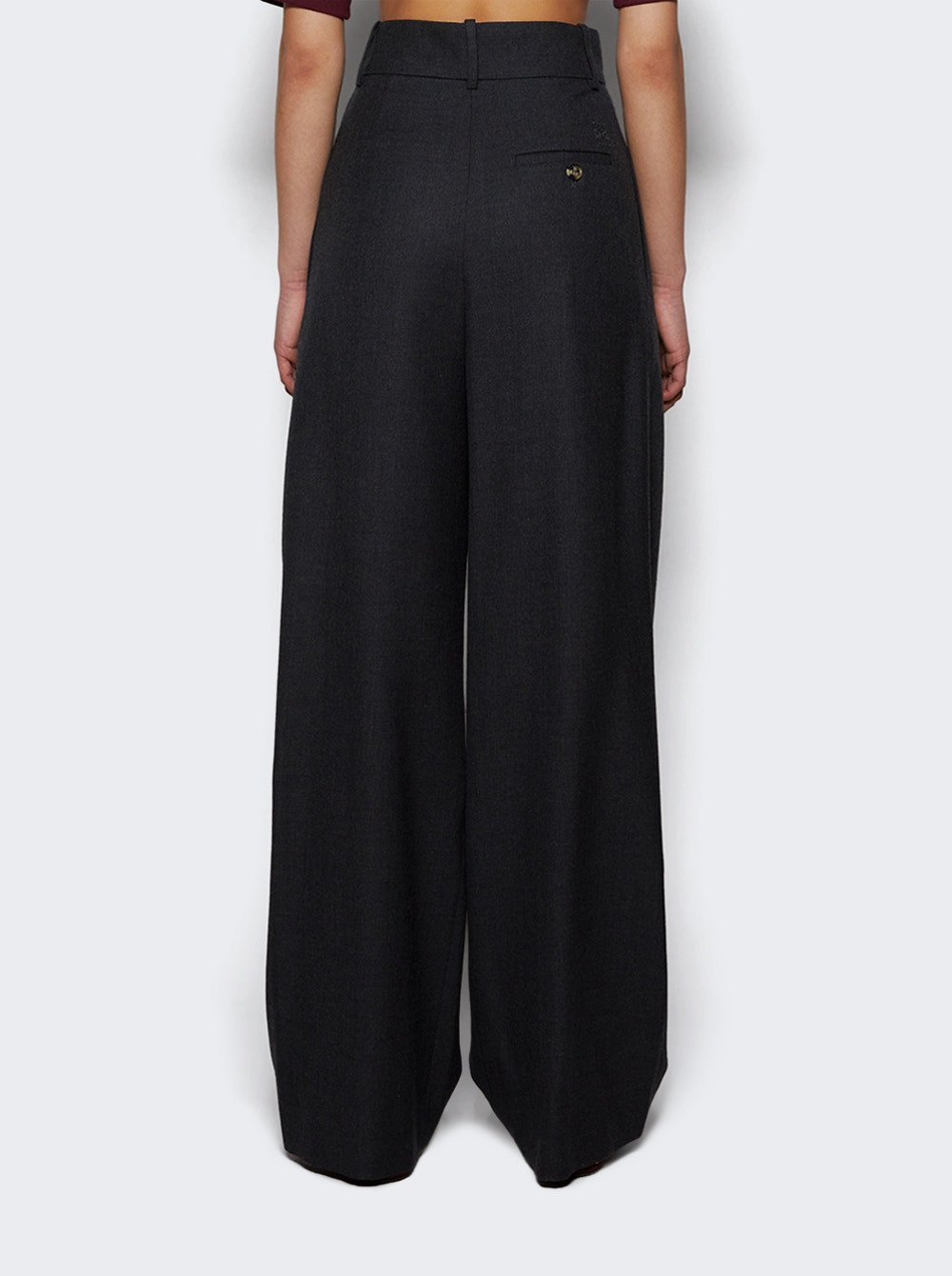 Wrap Trousers Anthracite Melange - 4