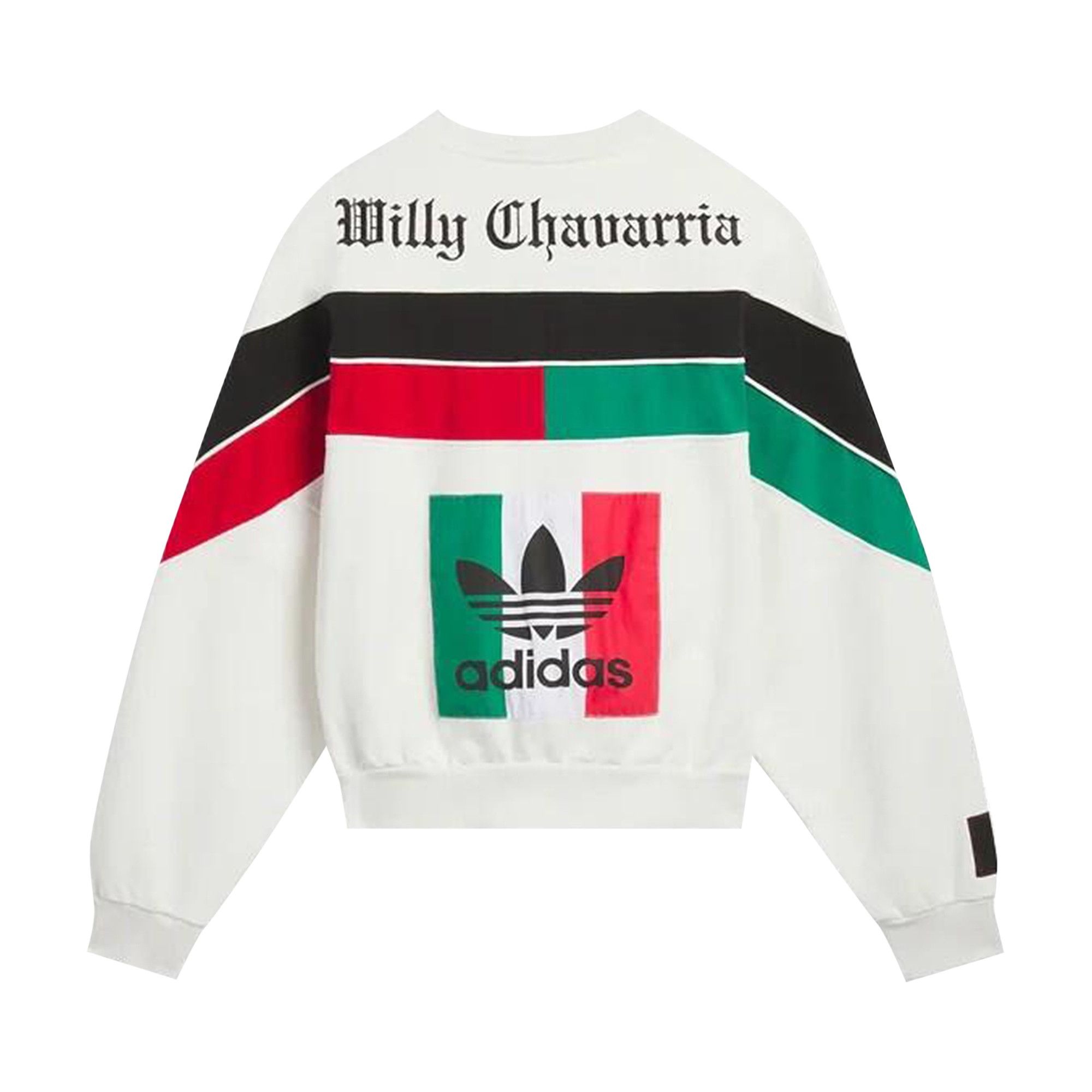 adidas x Willy Chavarria Fleece Crewneck Sweater 'Off White' - 2