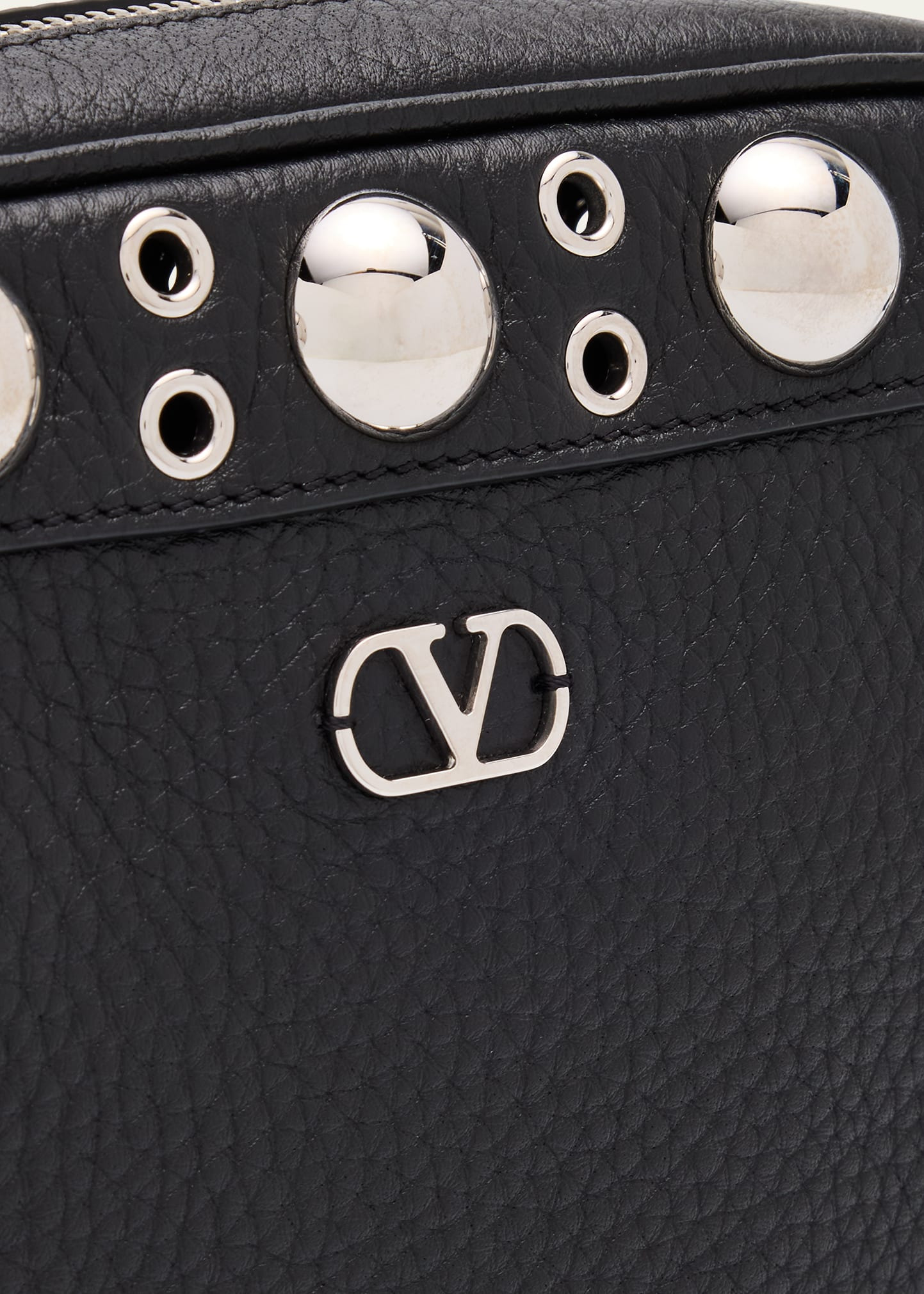 Nellcote Studded Leather Camera Crossbody Bag - 5
