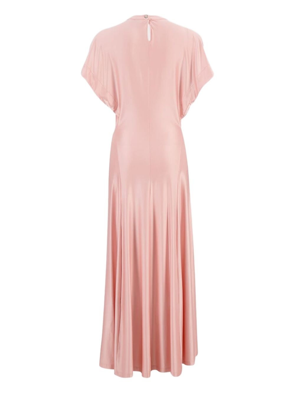 draped maxi dress - 2