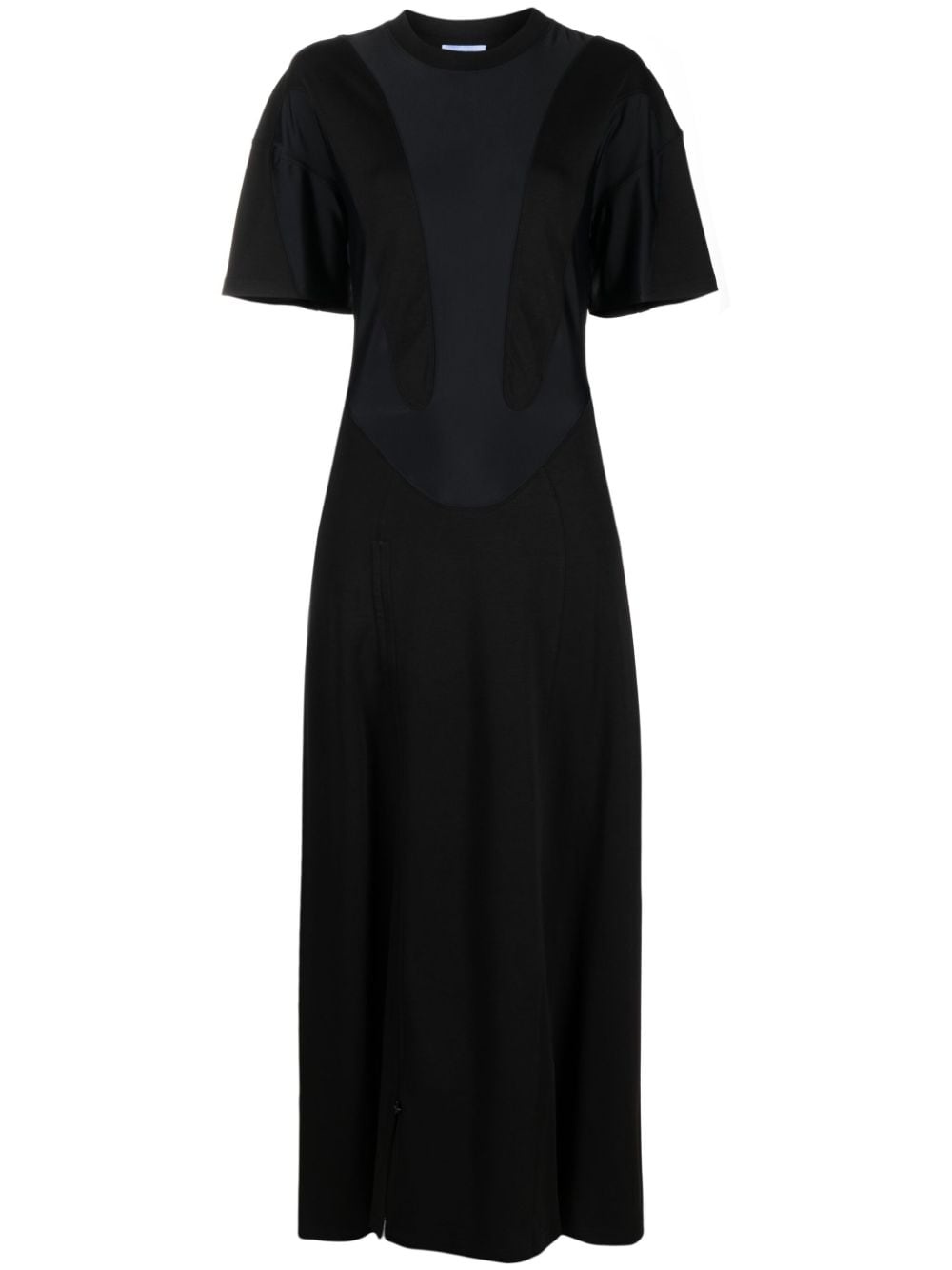 organic-cotton side-slit maxi dress - 1