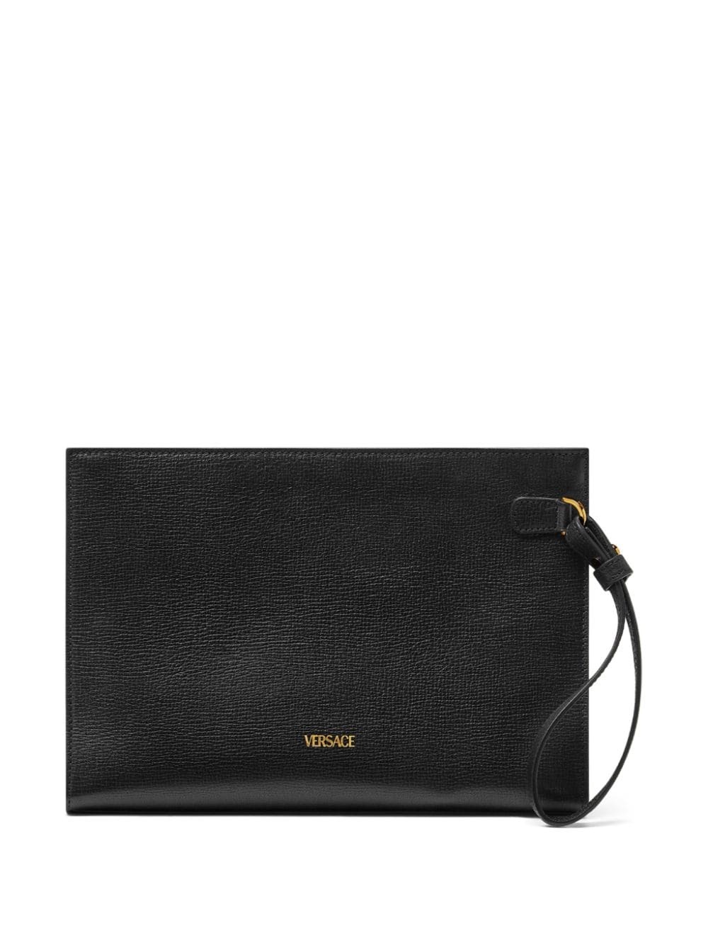 large Medusa Biggie leather clutch bag - 2