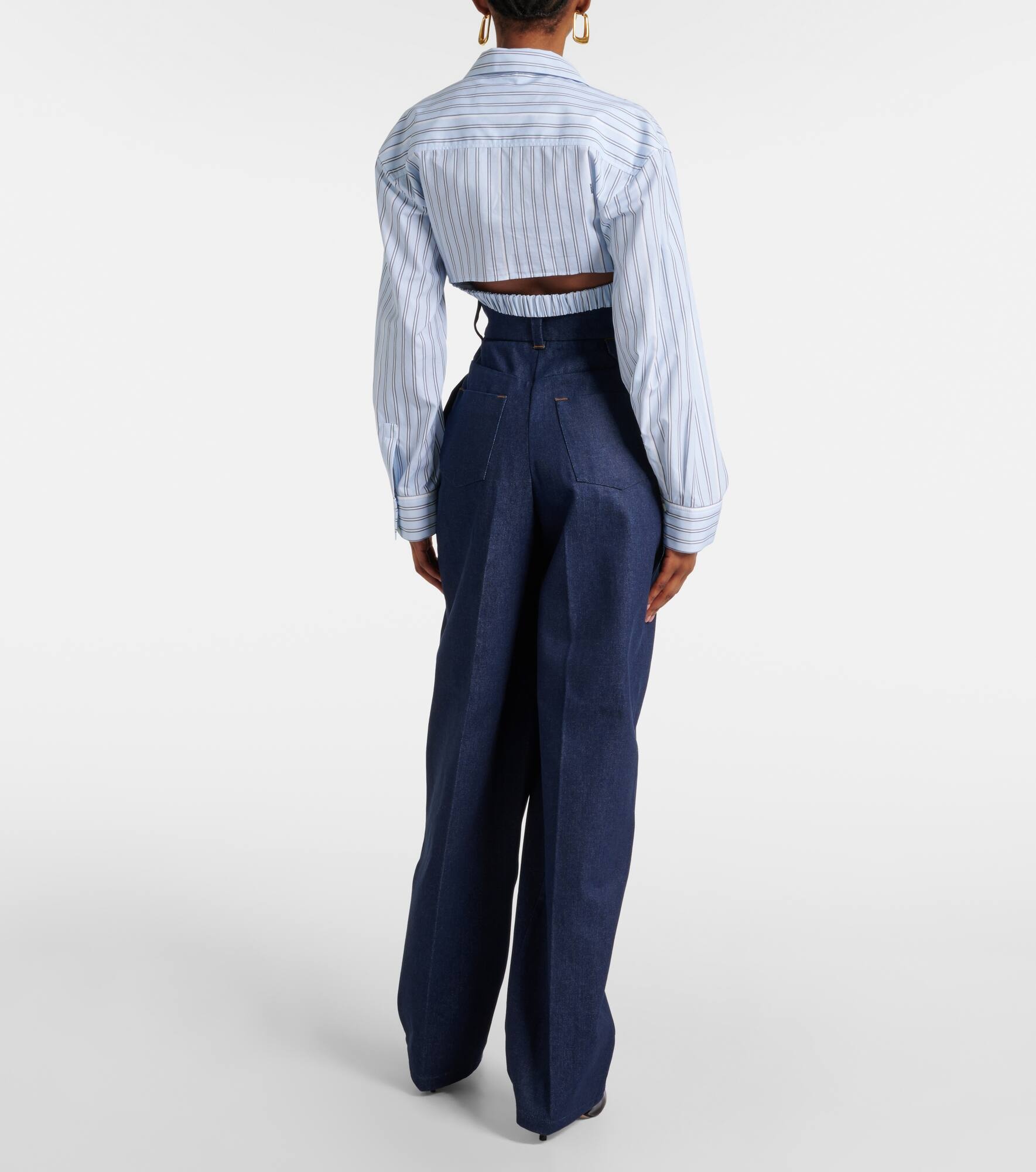 Le De-Nîmes Curzio tapered wide-leg jeans - 3