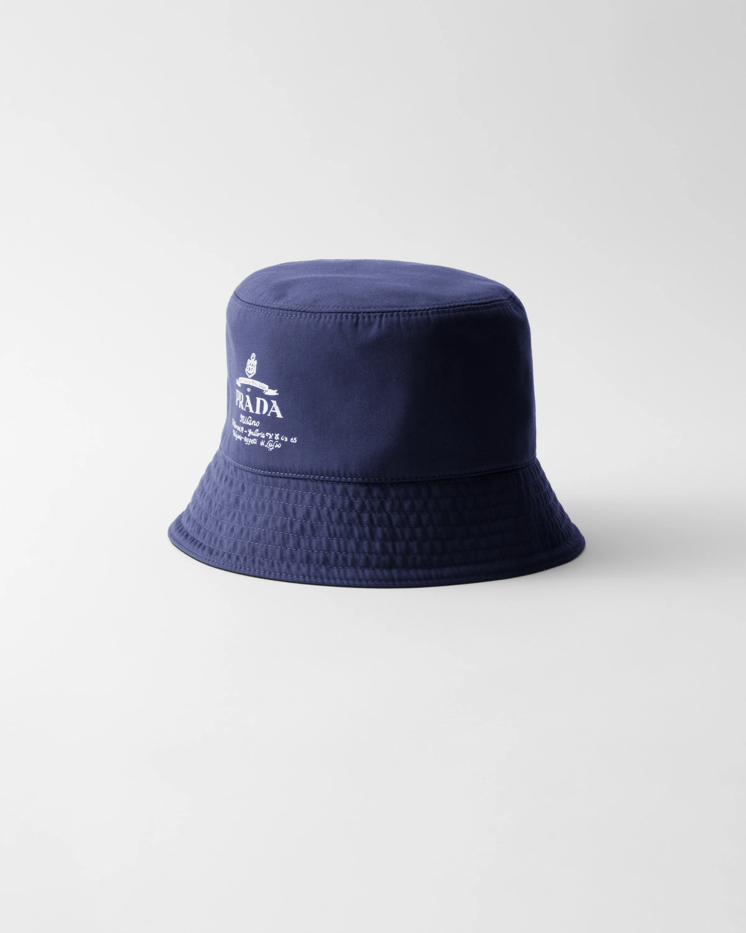 Reversible technical cotton bucket hat - 1