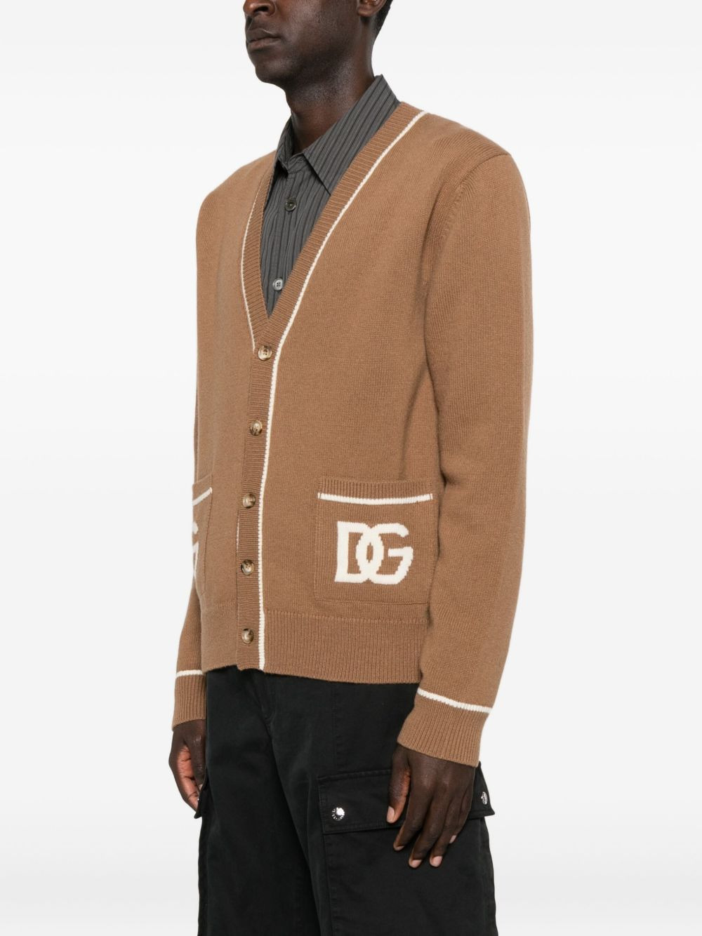 virgin wool cardigan - 3