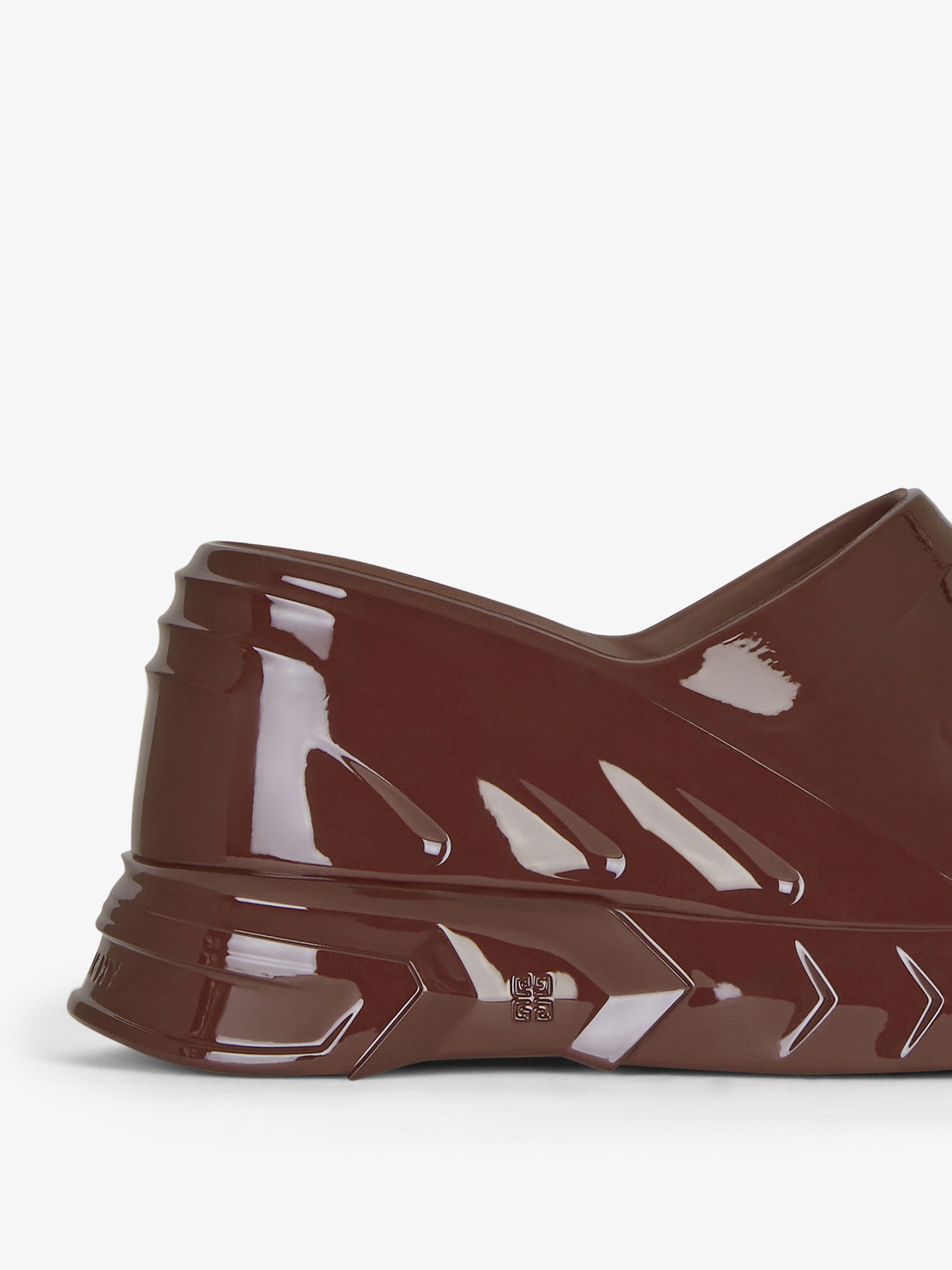 MARSHMALLOW WEDGE SANDALS IN RUBBER - 6