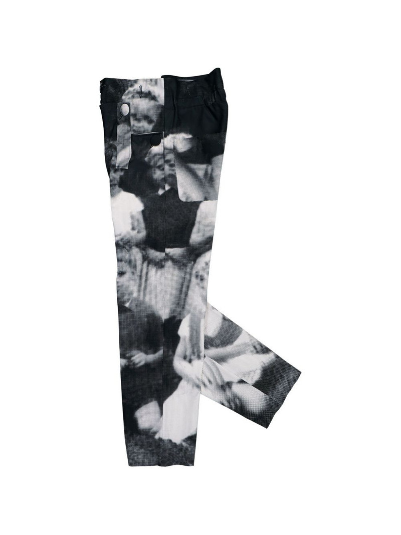 glitch print trousers 3