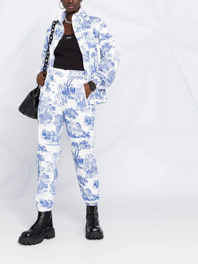 Moschino Animé tapered trousers outlook