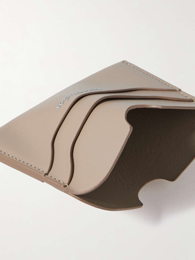 Acne Studios Elmas Logo-Print Leather Cardholder outlook
