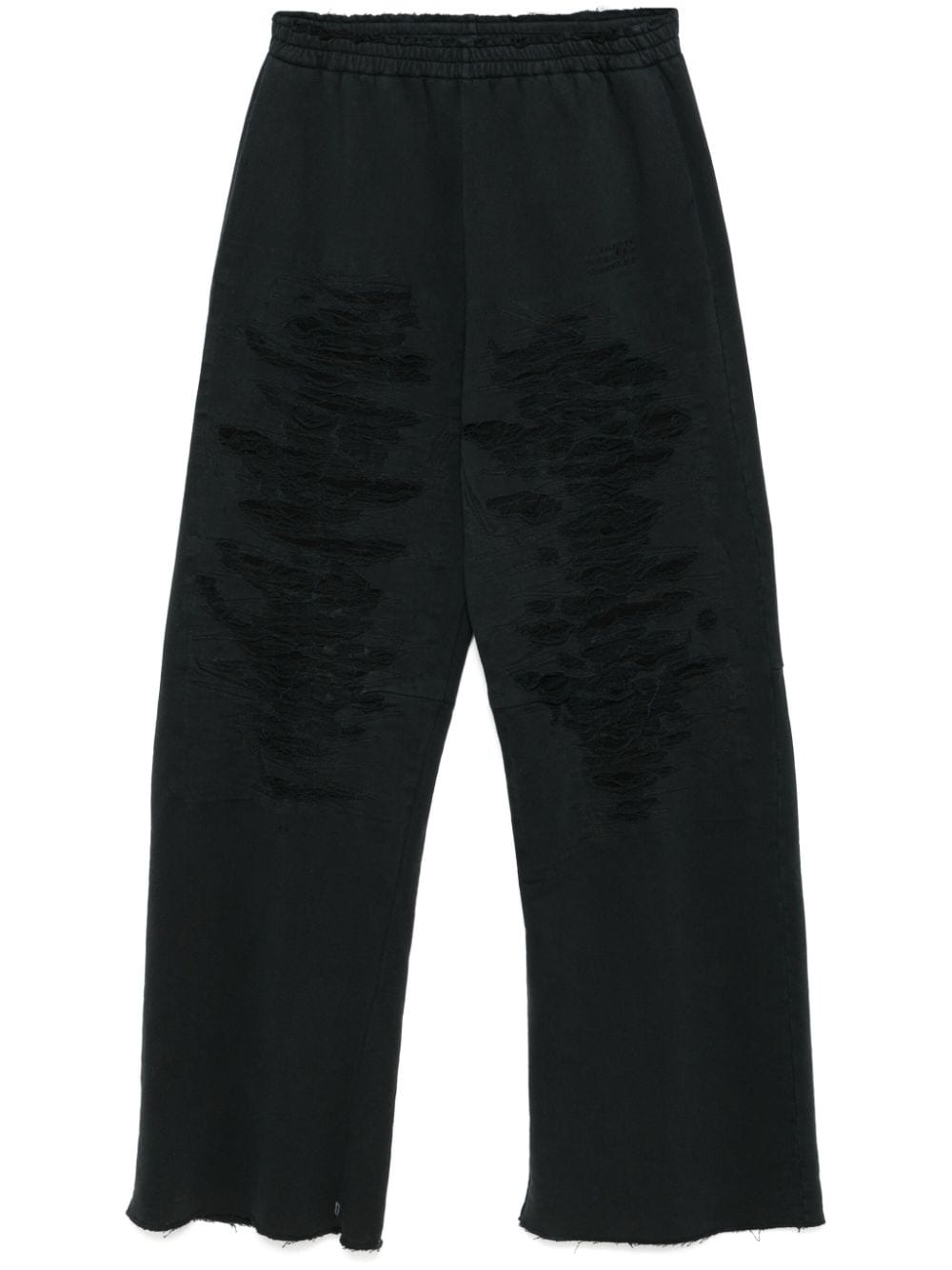 distressed track pants - 1