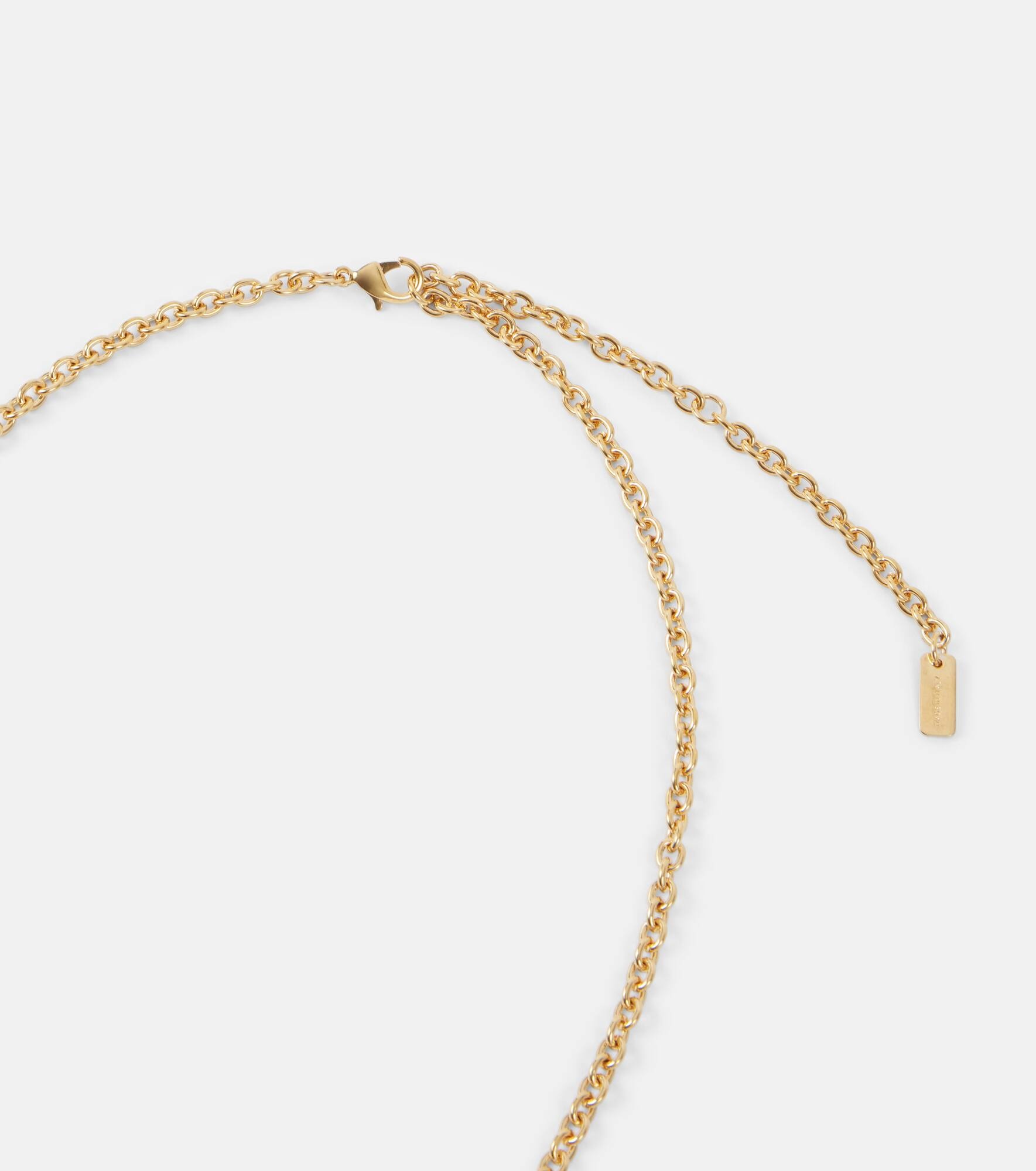 Faux pearl-embellished pendant necklace - 2