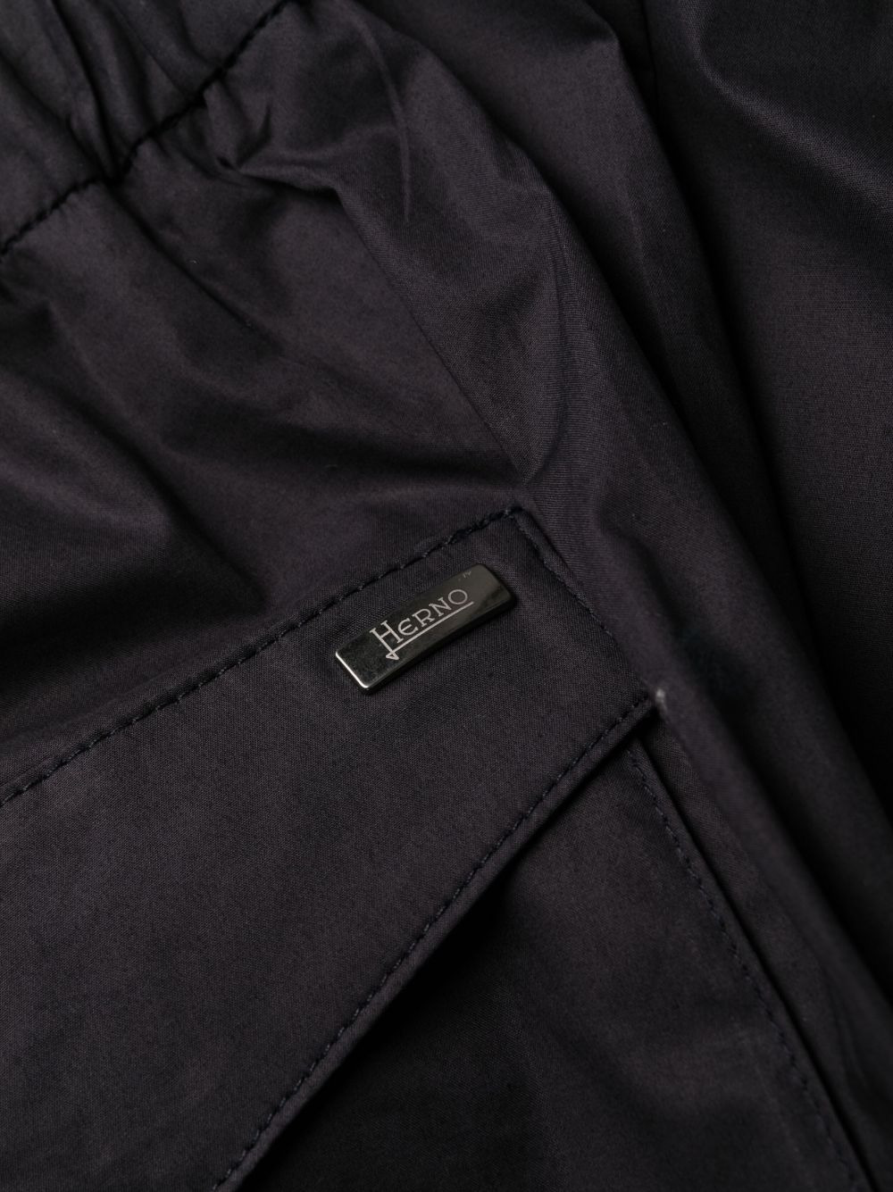 drawstring straight-leg trousers - 7