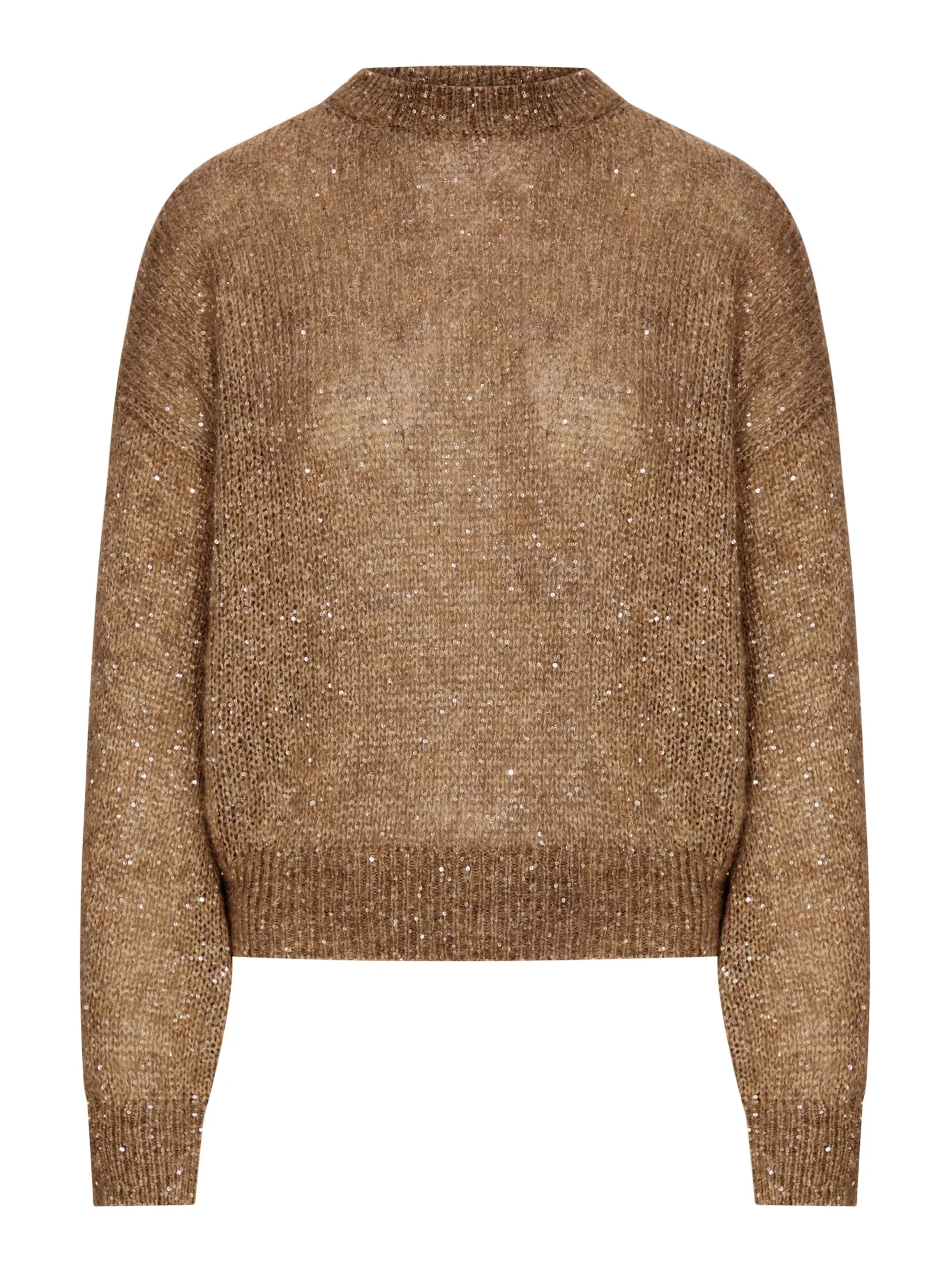 LUREX YARN SWEATER WITH SEQUINS - 1