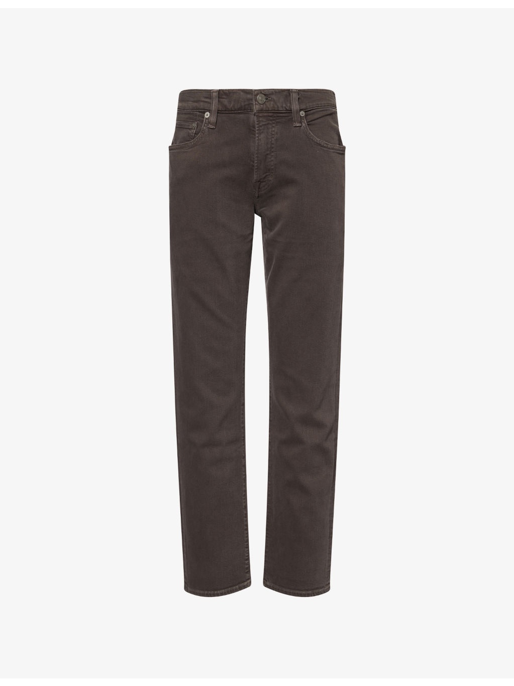 Gage straight-leg mid-rise stretch-denim jeans - 1