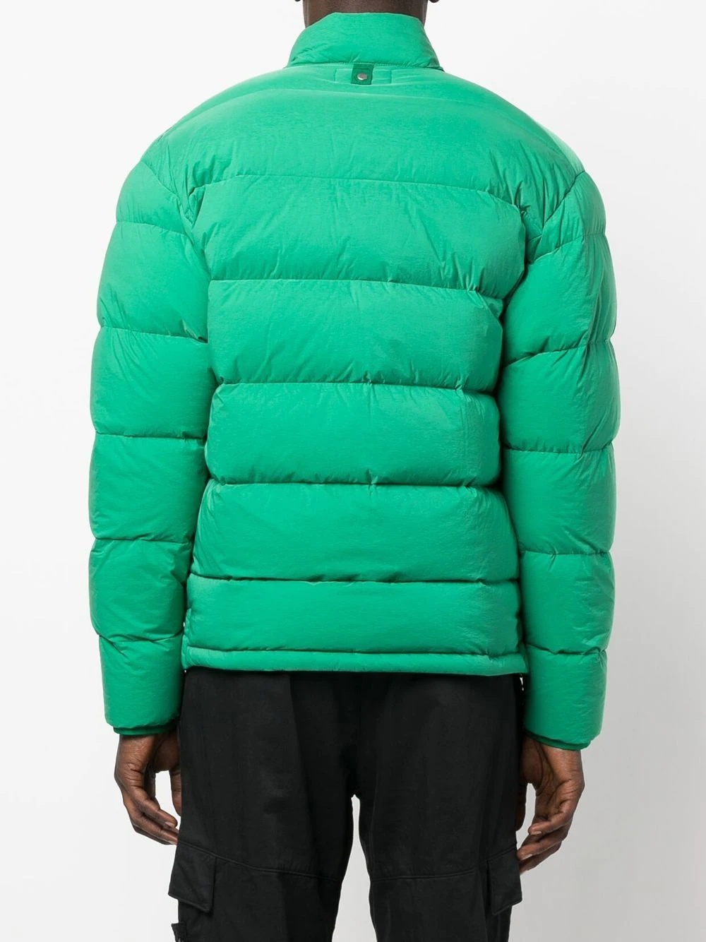 press-stud puffer jacket - 4