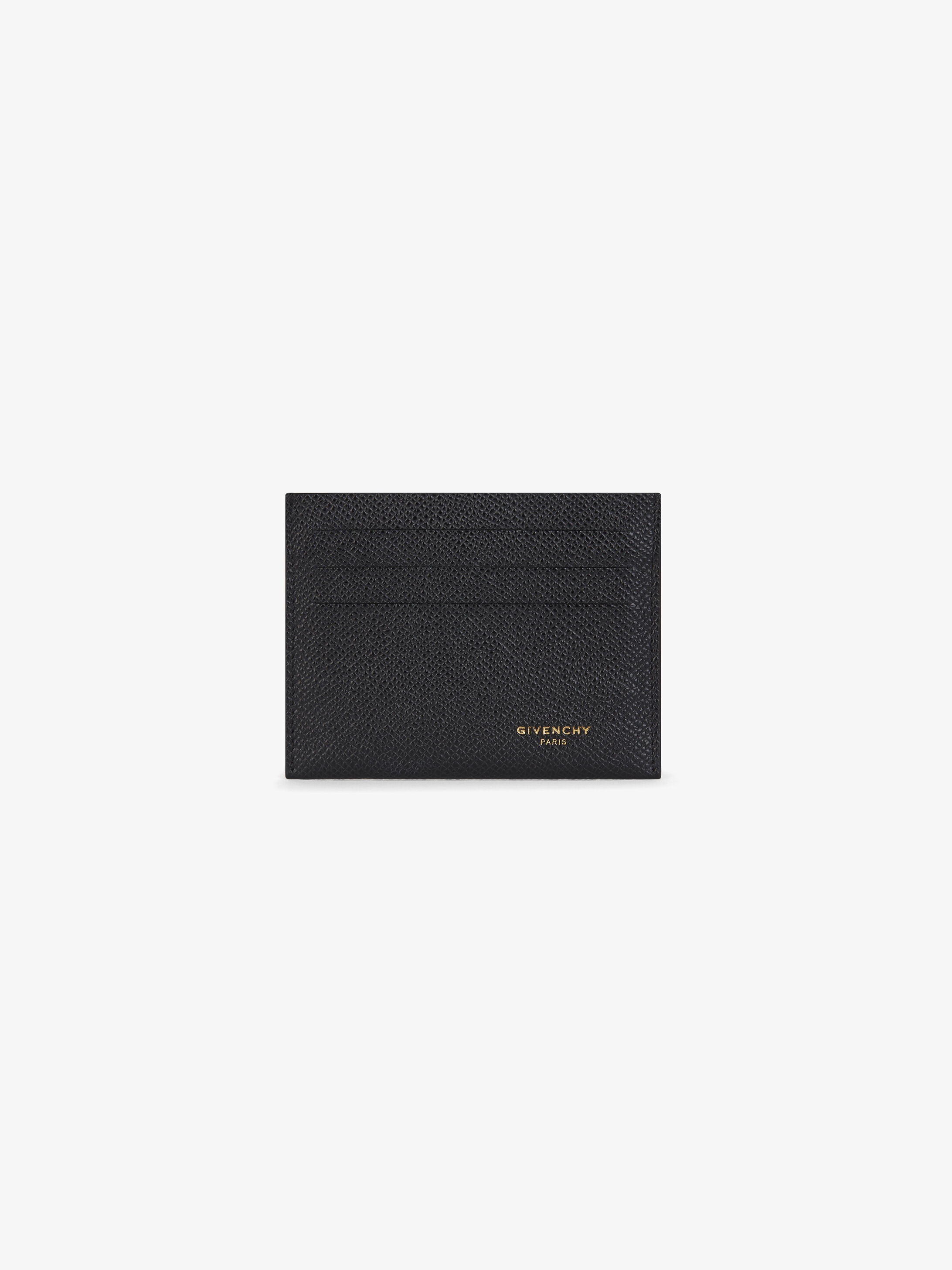 Card holder in grained leather - 1