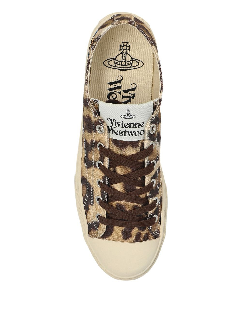 leopard-print sneakers - 3