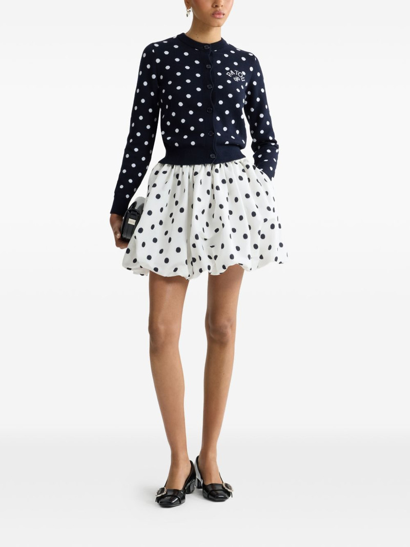 PATOU polka-dot buttoned cardigan outlook