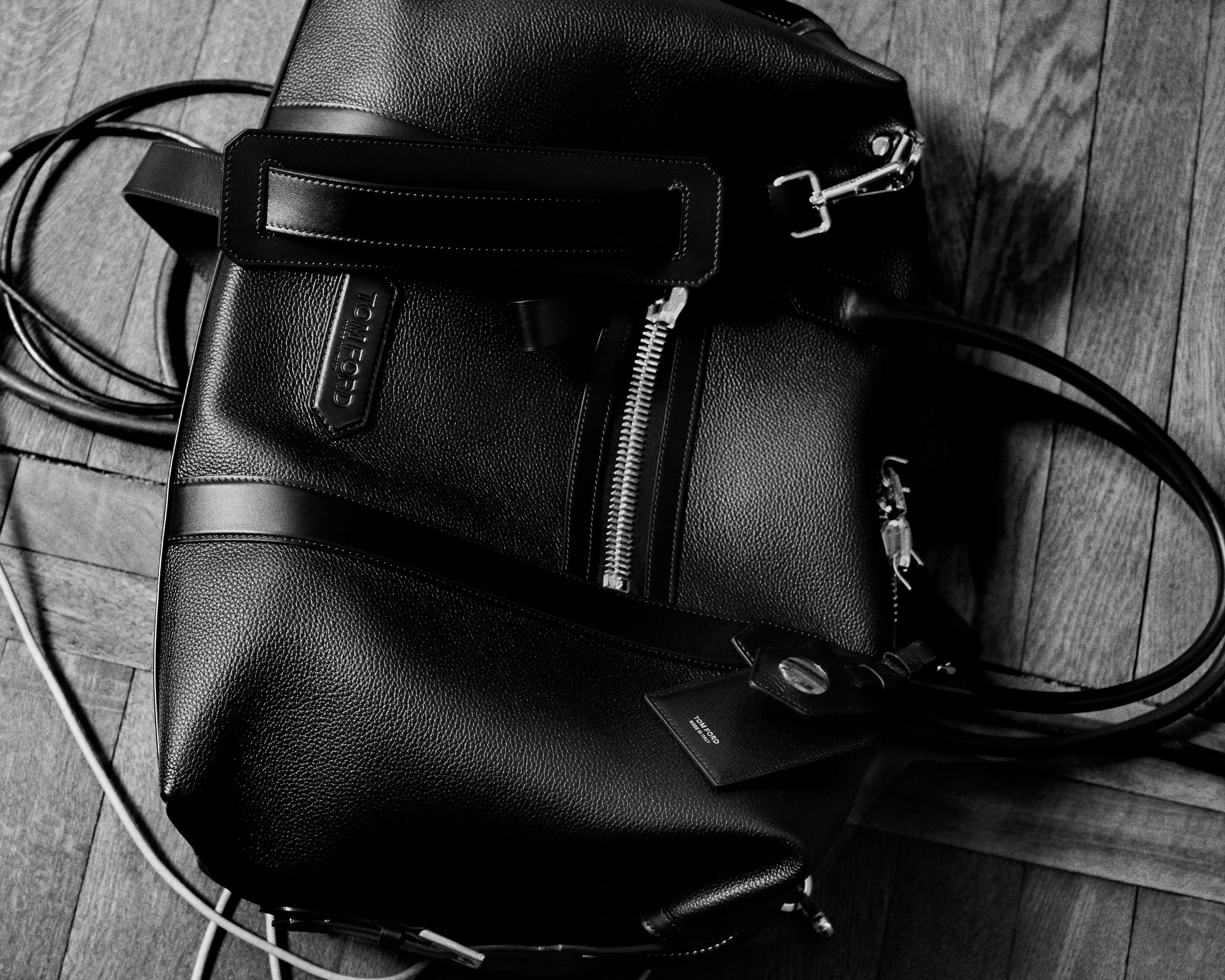 GRAIN LEATHER LEATHER BUCKLEY HOLDALL - 7