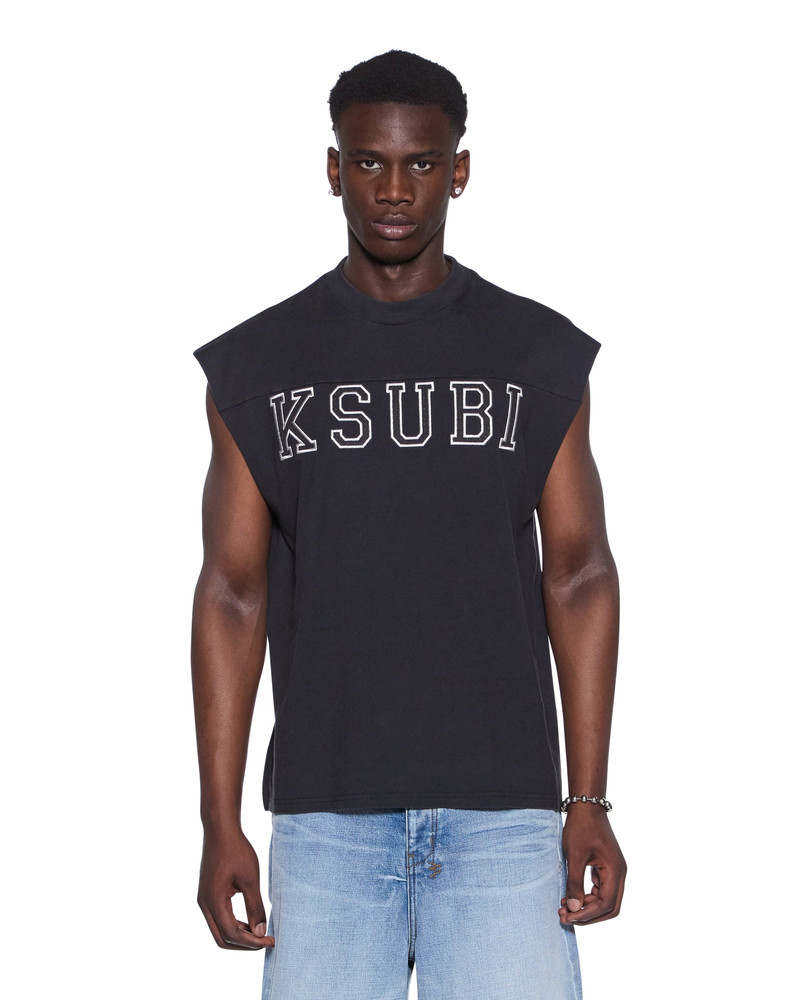 TOUCHDOWN EKCESS CUT OFF TANK JET BLACK 1